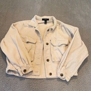 FOREVER 21 Corduroy Regular Size Coats, Jackets & Vests for Women size S